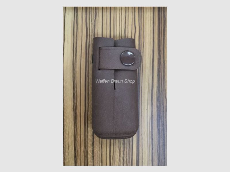 WEGU Mündungsschoner für Doppelbüchse aus weichem Kunststoff Braun