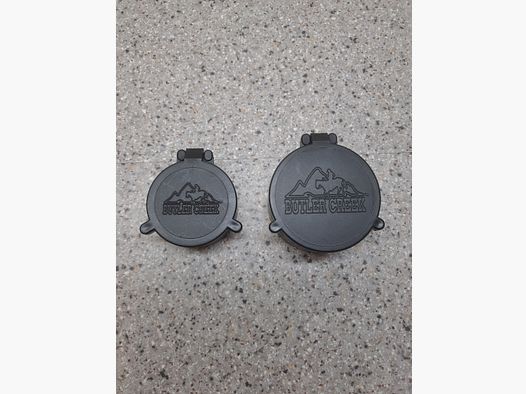Butler Creek Flip-Open Scope Caps, Opjektivkappe, 1× 9 Bliz 33,34 und 1x 5-6 Bliz 17,19,20 &21