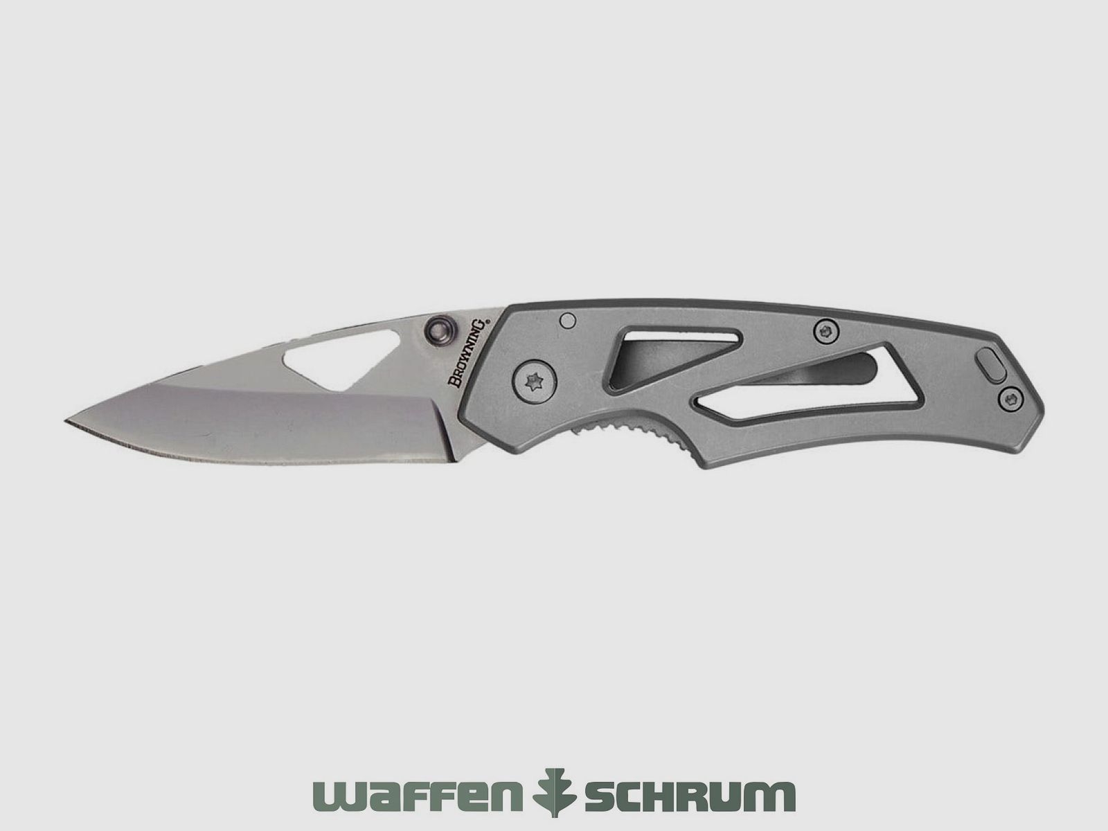 Browning Folding Knife Alpha Folding Silver