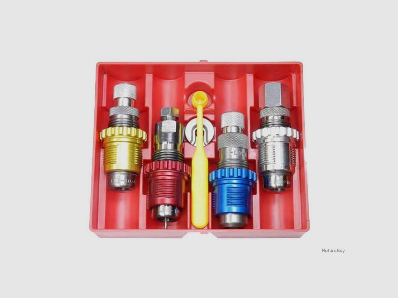 Set di 4 matrici Carbide Breech Lock Lee Precision - 9x19 mm - Alta Durabilità - Precisione di Ricarica, immagine 1 di 5