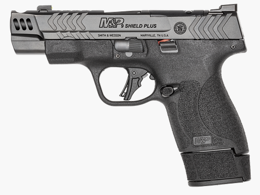 Pistolet S&W M&P Shield Plus 9 x 19 Czarny Magazynek 10, 13, 15 nabojów, Carry Comp