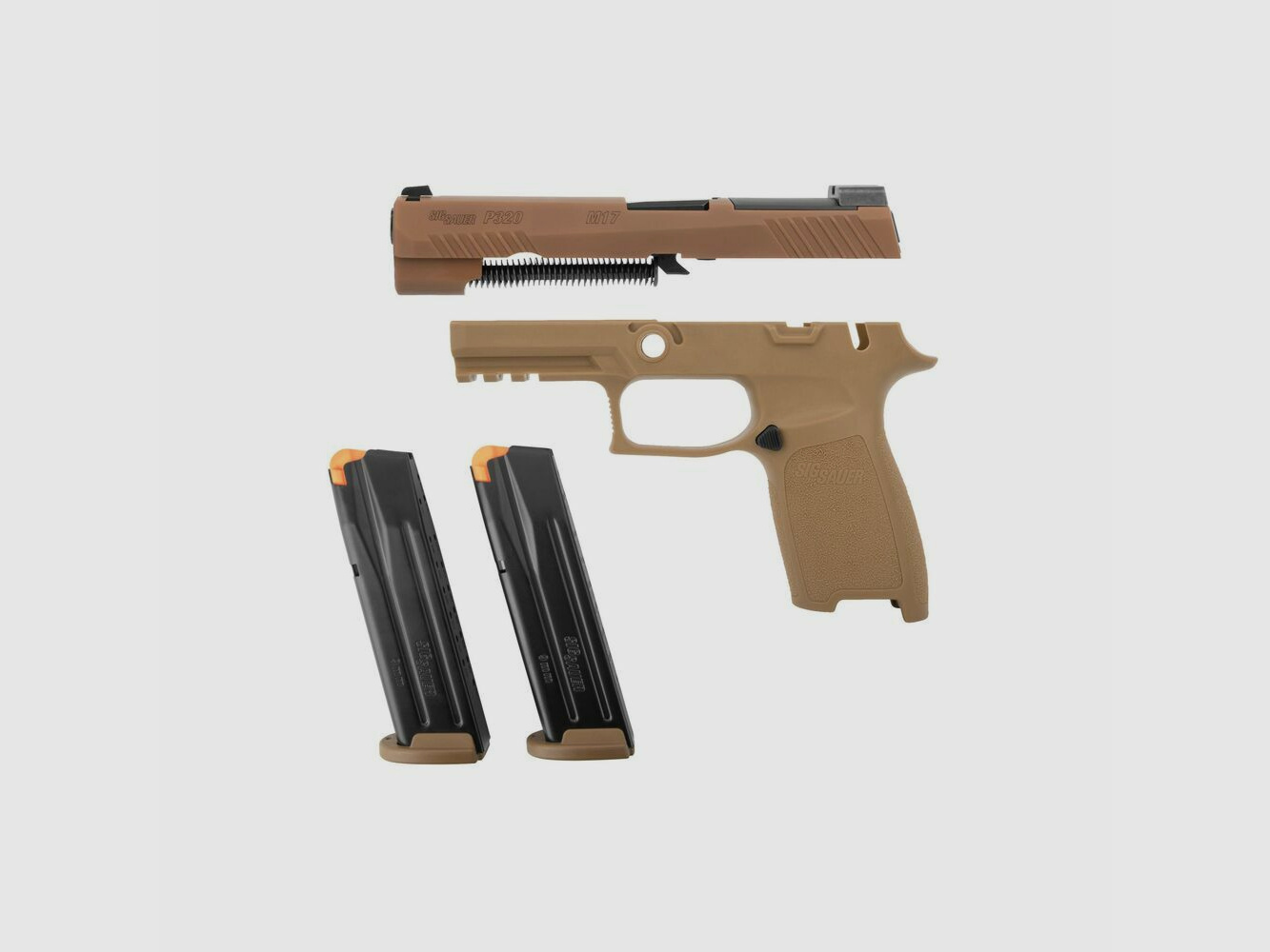 SIG Sauer SIG SAUER P320 M17 Coyote Tan système interchangeable 9mm Luger