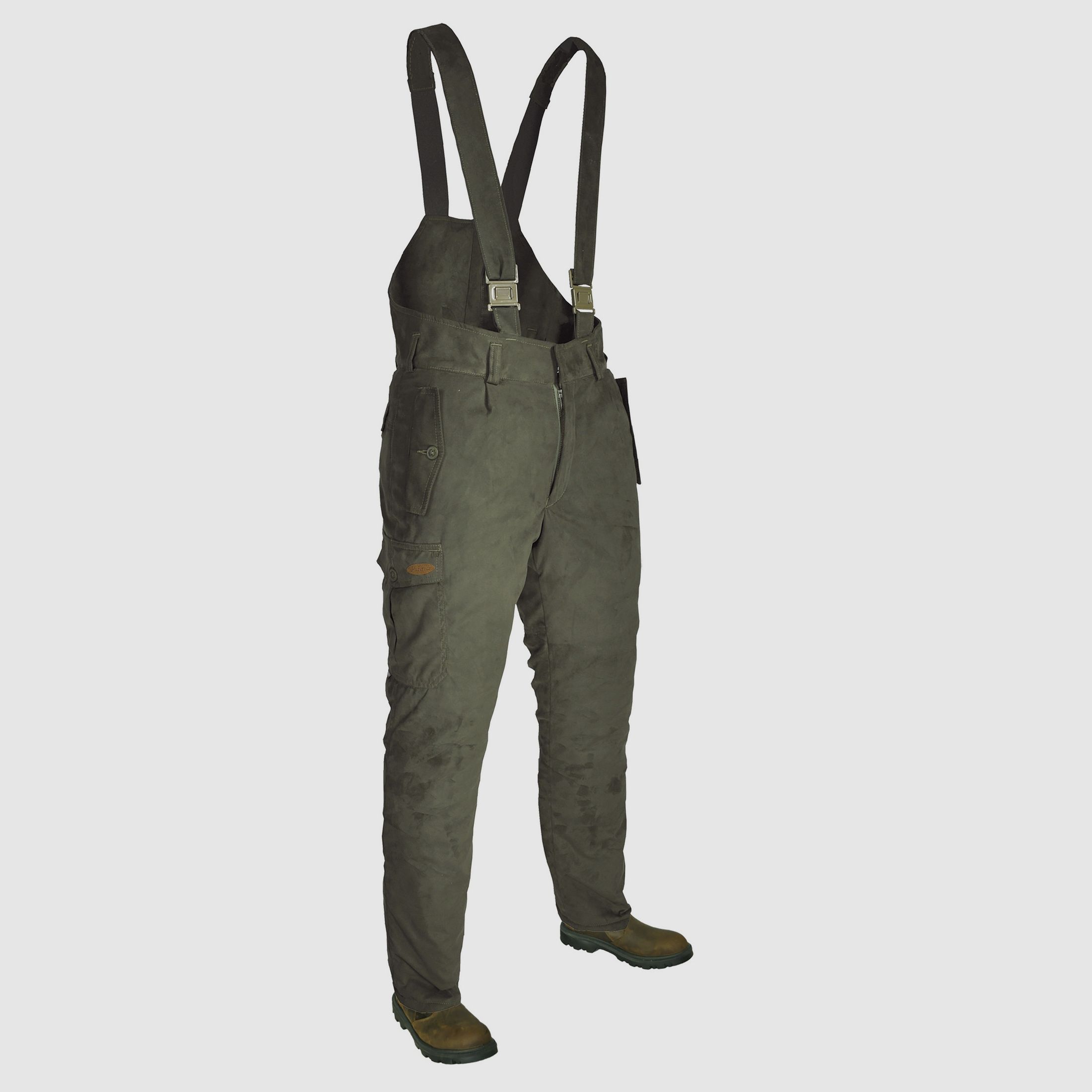 Micro sitting pants Miporex - olive, quilted, short size