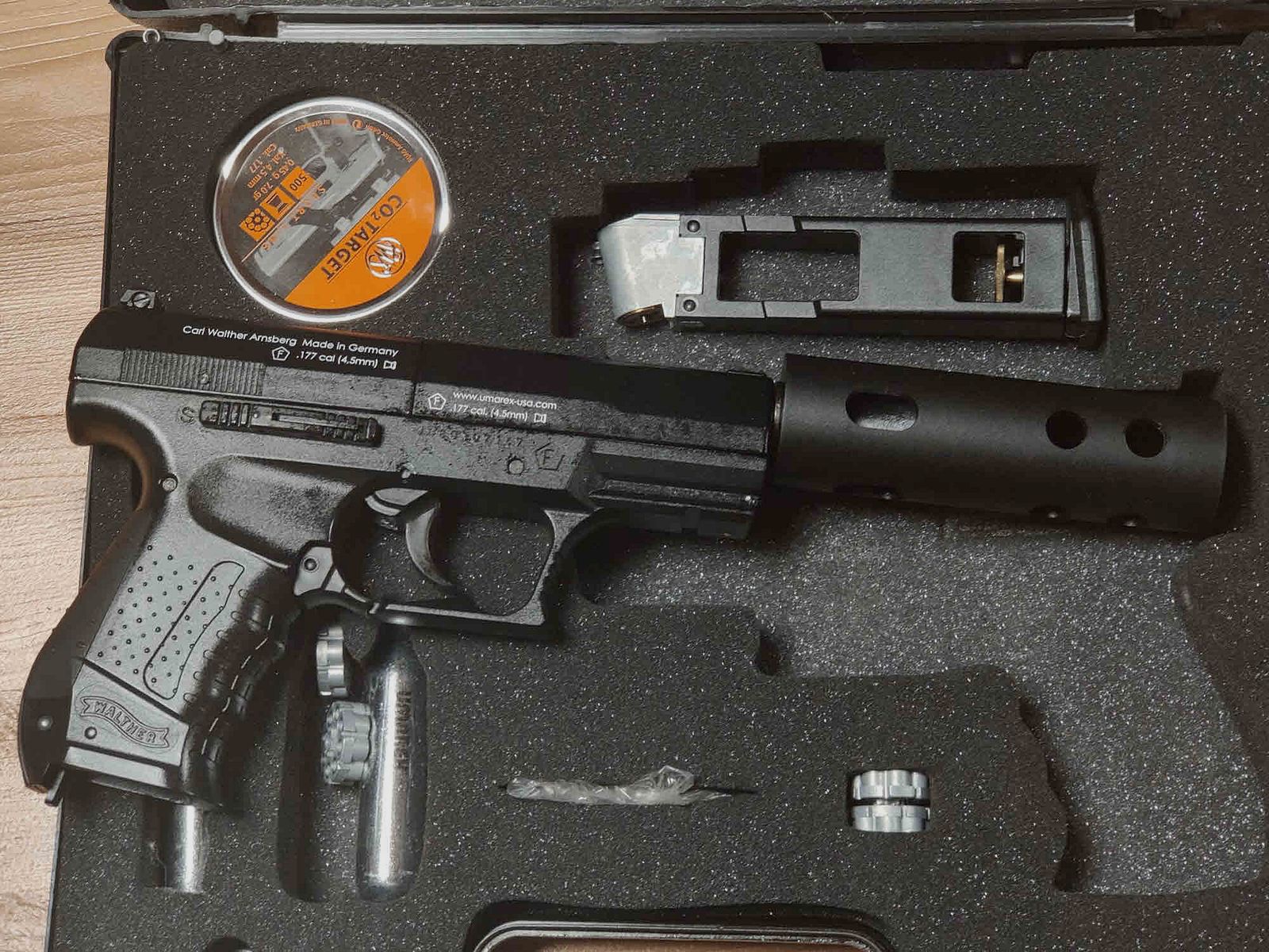 Walther NightHawk 4,5 mm (.177) Diabolo, CO₂, < 3,5 J