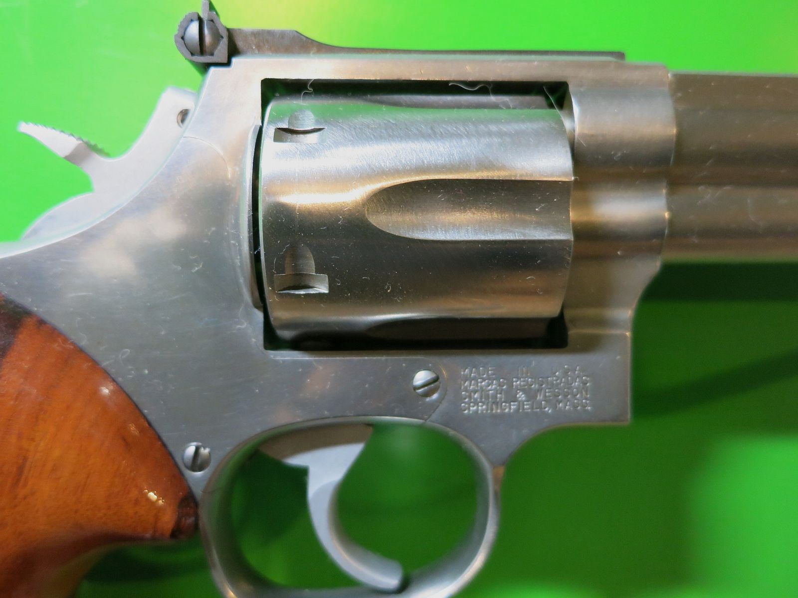 Revolver, SMITH&WESSON, Mod. 686-1 , .357 Magnum, 6" Lauf,  Edelstahl-Version (stainless)    #71-