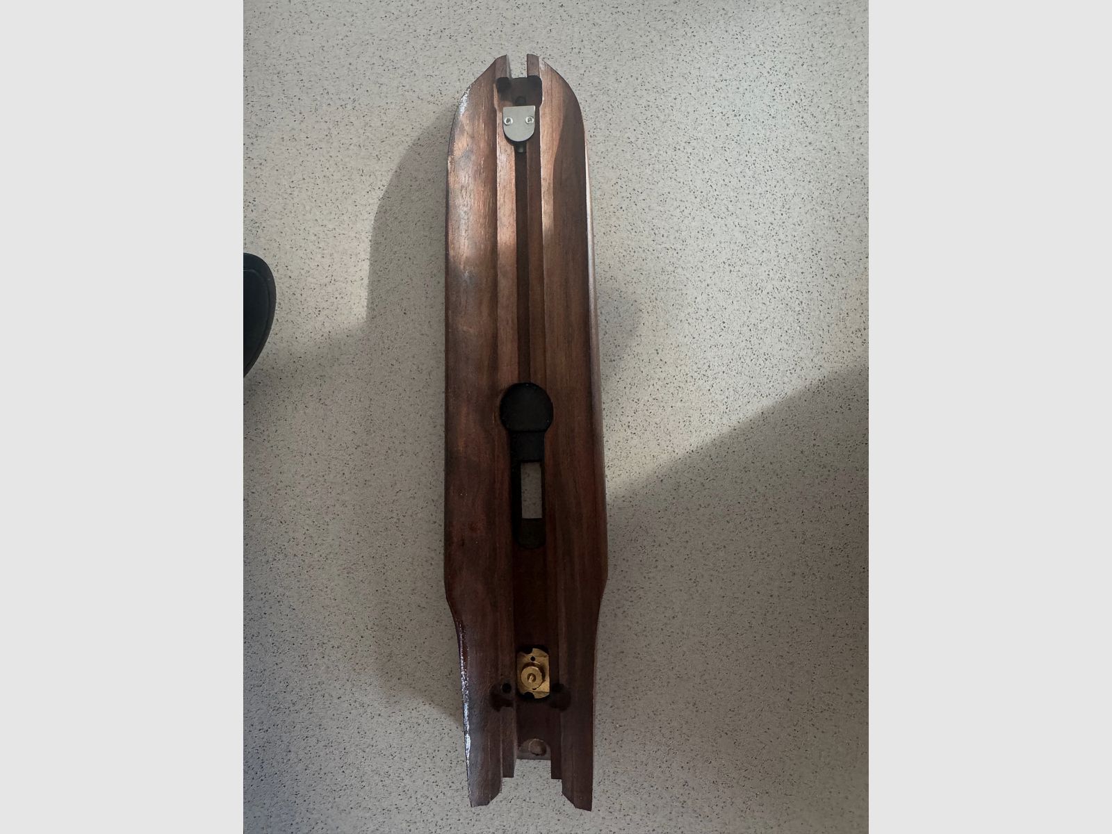 Blaser D99 Vorder und Hinterschaft mit lederbezogene Schaftkappe