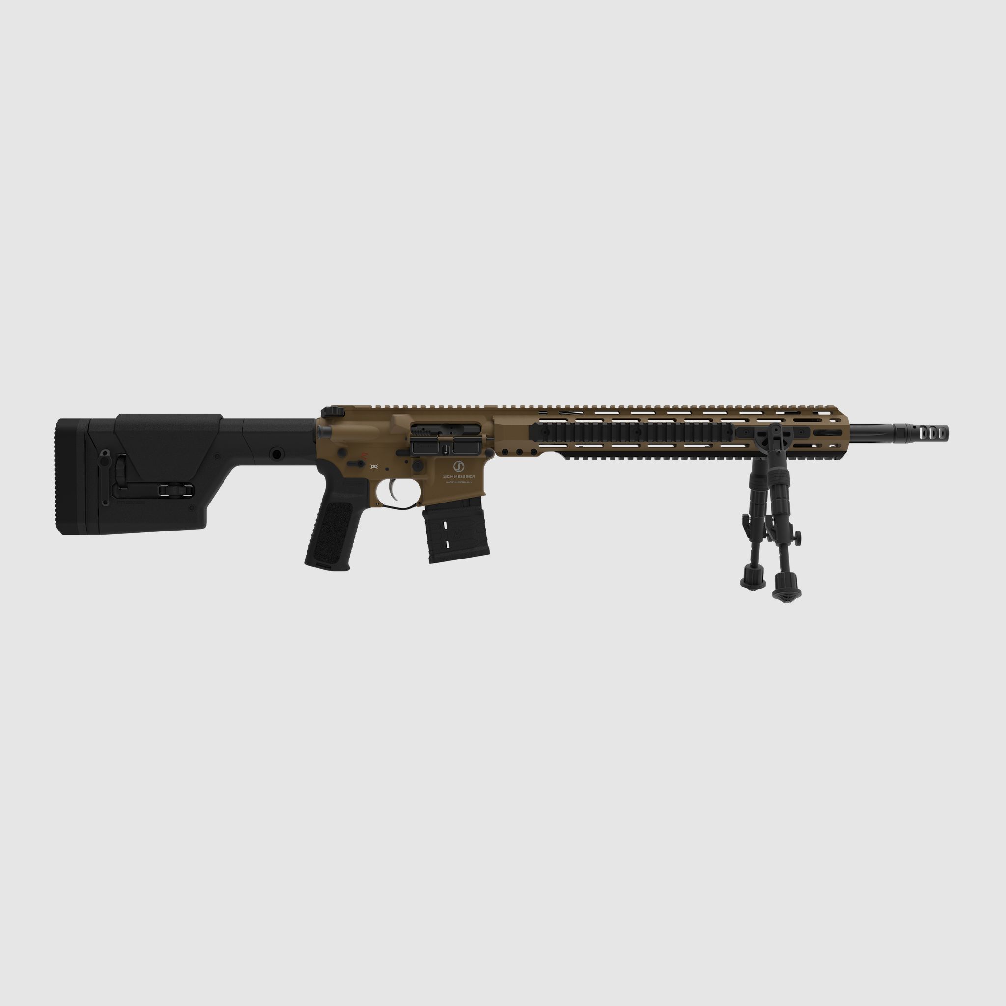 SCHMEISSER AR15 DMR – CERAKOTE FDE / .223 Rem. / 18" | 460mm