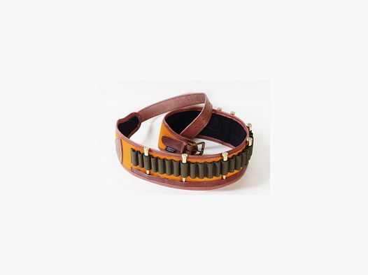 Geweerpatroon tas in oranje cordura 30 cellen Buffetteria Spadoni