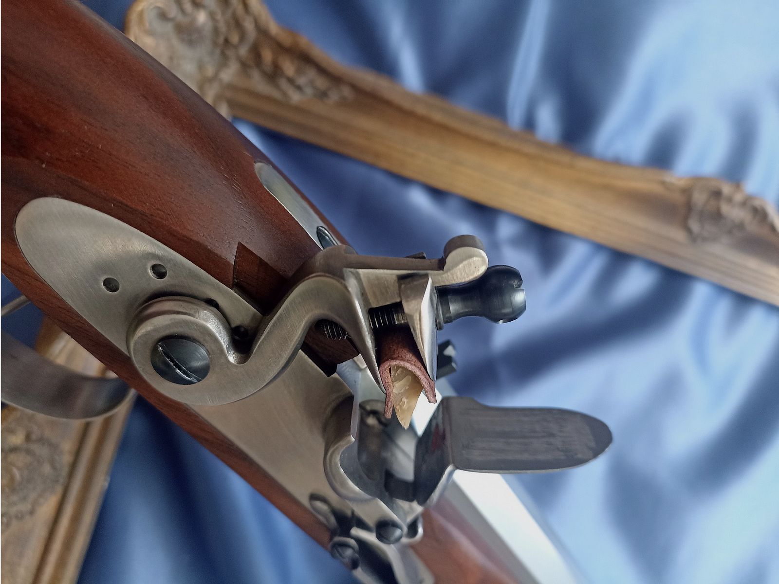 Charles Moore Steinschlosspistole cal .45Pedersoli (with original packaging) muzzleloader black powder