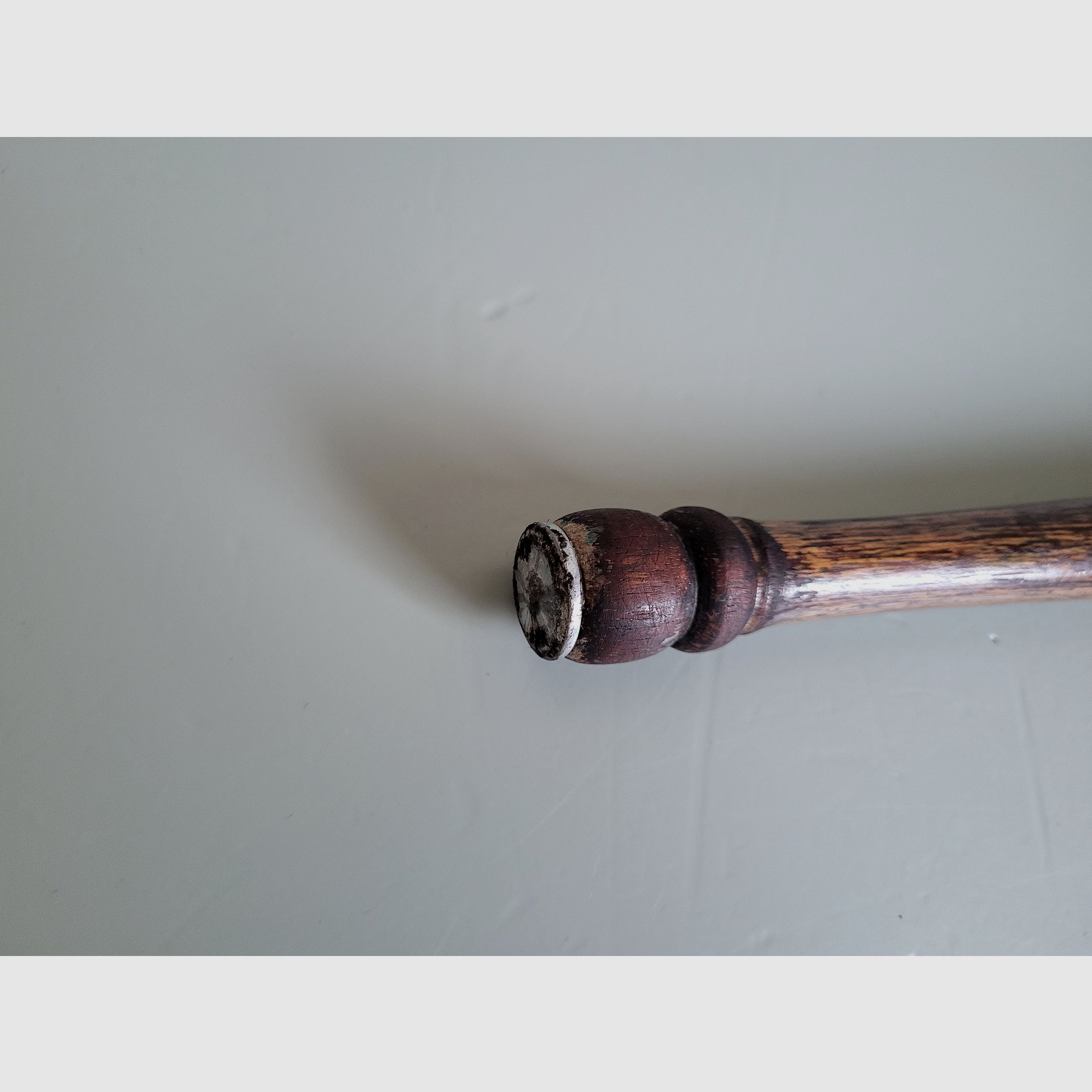 Bâton de marche de chasseur - 900 argent - Schariwari - lapis-lazuli - années 1940