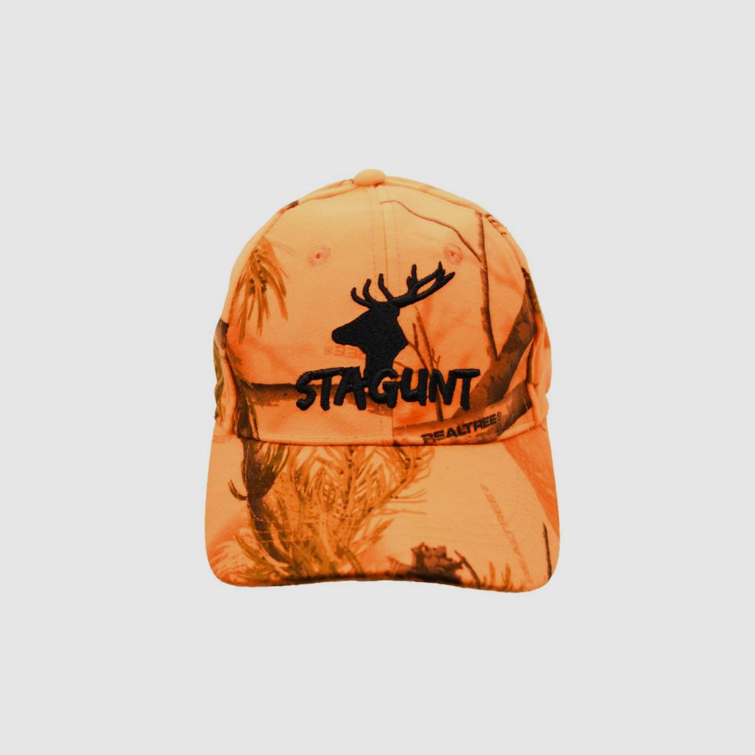 Camo-Basecap orange Blaze - Komfort und Sichtbarkeit Jagd, Bild 2 von 8