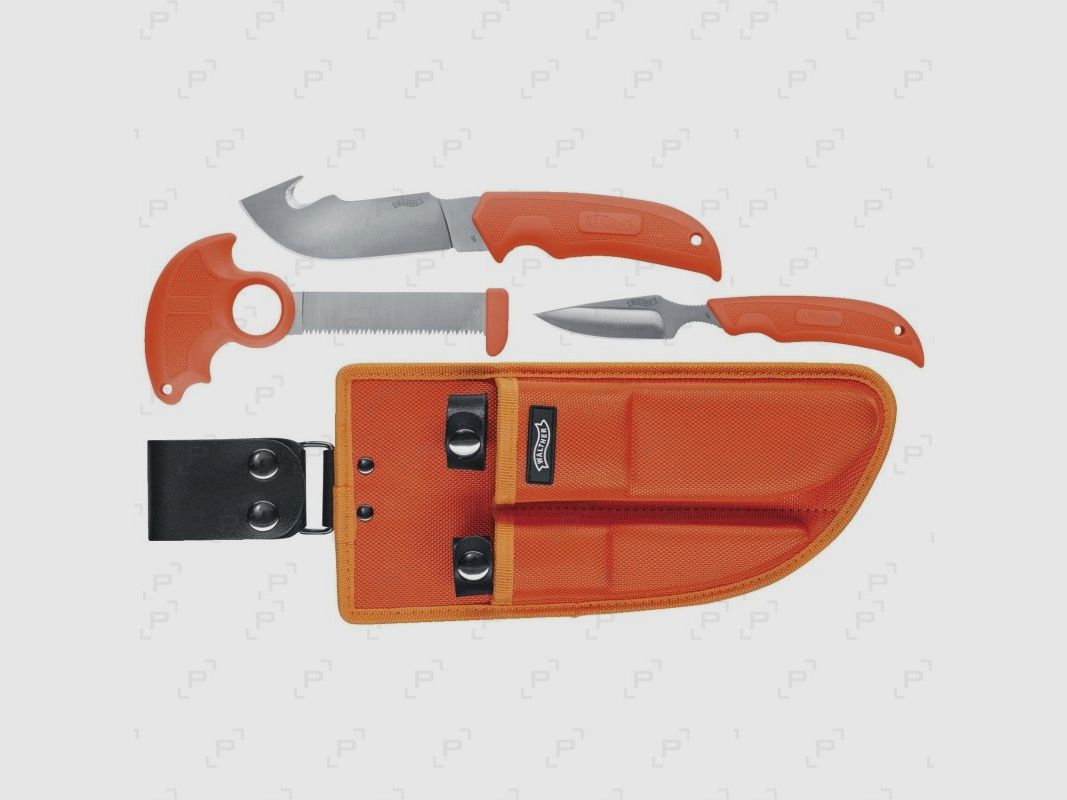 WALTHER HUNTER Set de boucher orange TPR