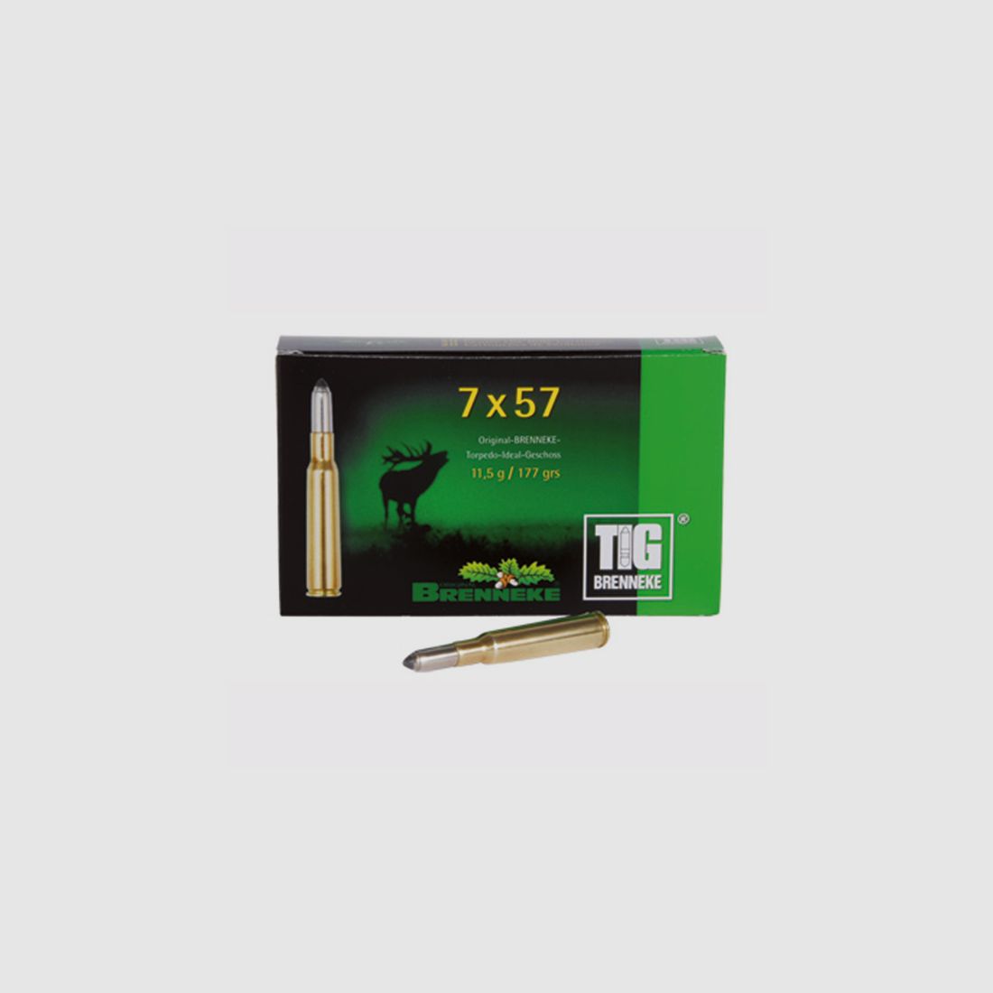 Brenneke 7x57 177GR TIG 20 Patronen