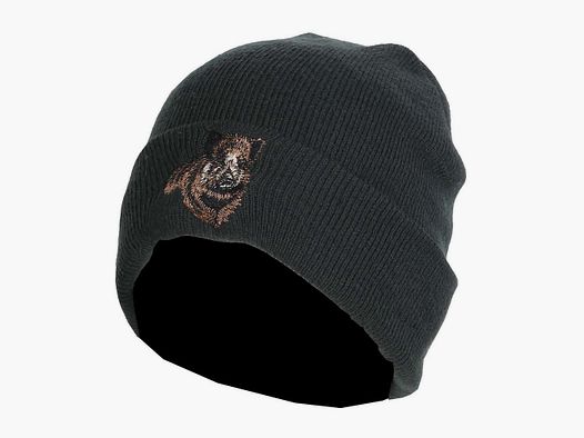 Thinsulate-Mütze mit Wildschwein-Stickerei Somlys