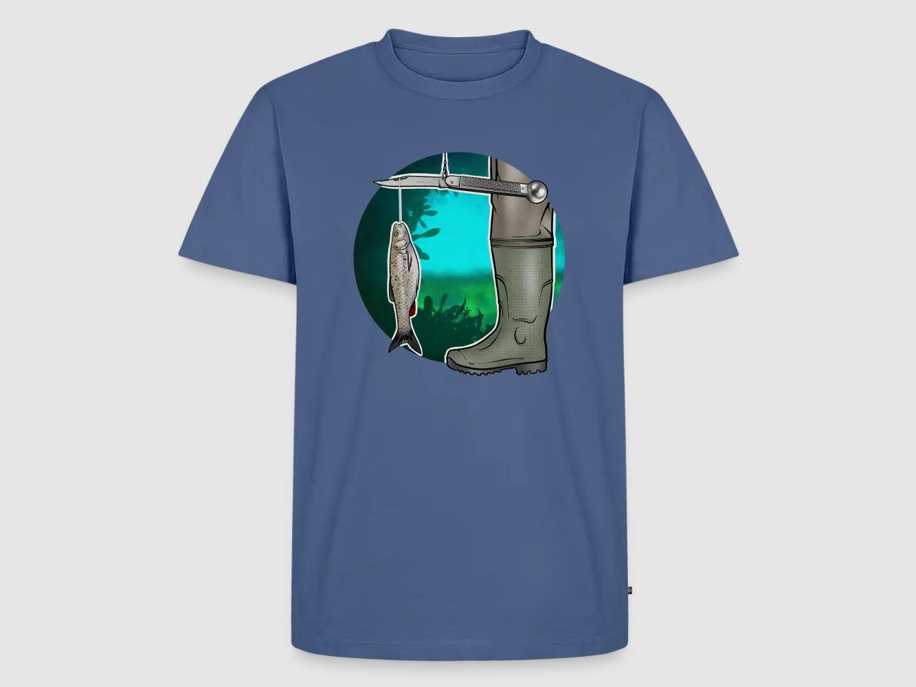 PUMA Men´s Premium T-Shirt „Waagemesser – Petri Heil"