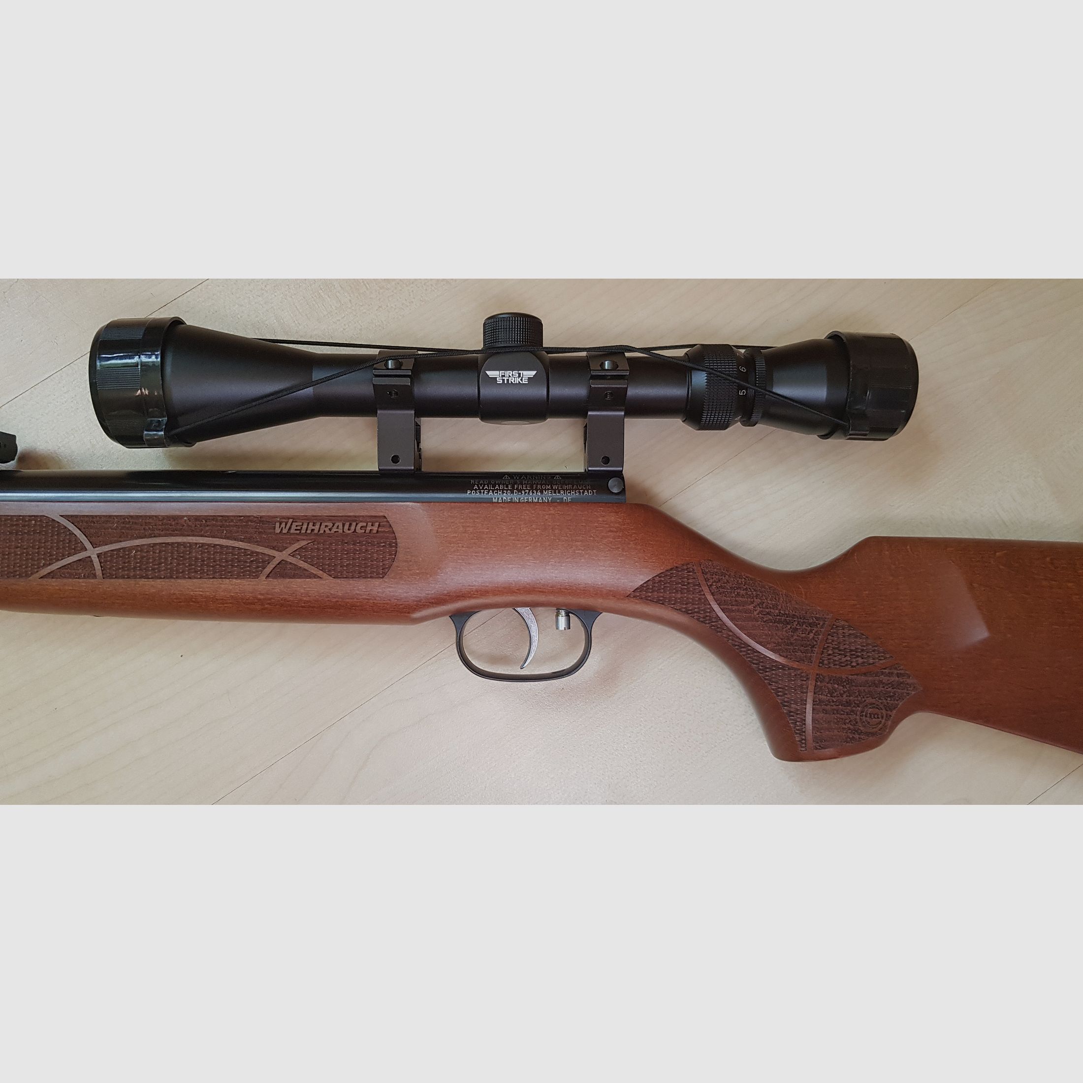 Complete set! Weihrauch HW30 – as good as new – <60 shots – scope 3–9x40 + case + pellets