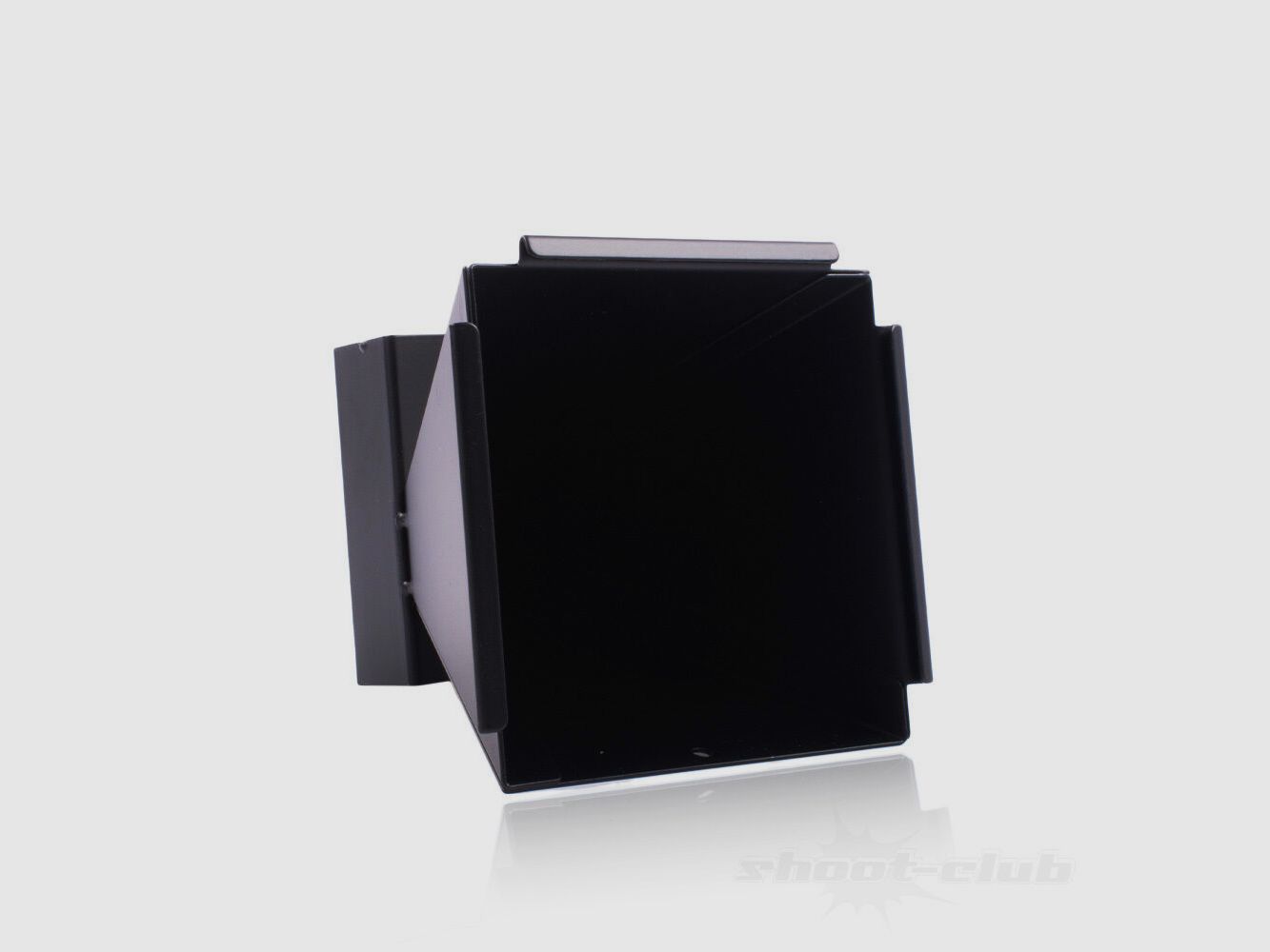 shoXx Trichter Kugelfang aus Stahl 14x14cm, schwarz