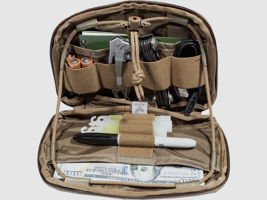 GREY GHOST GEAR ADMIN ENHANCED THIN POUCH COYOTE BROWN, Bild 5 von 5