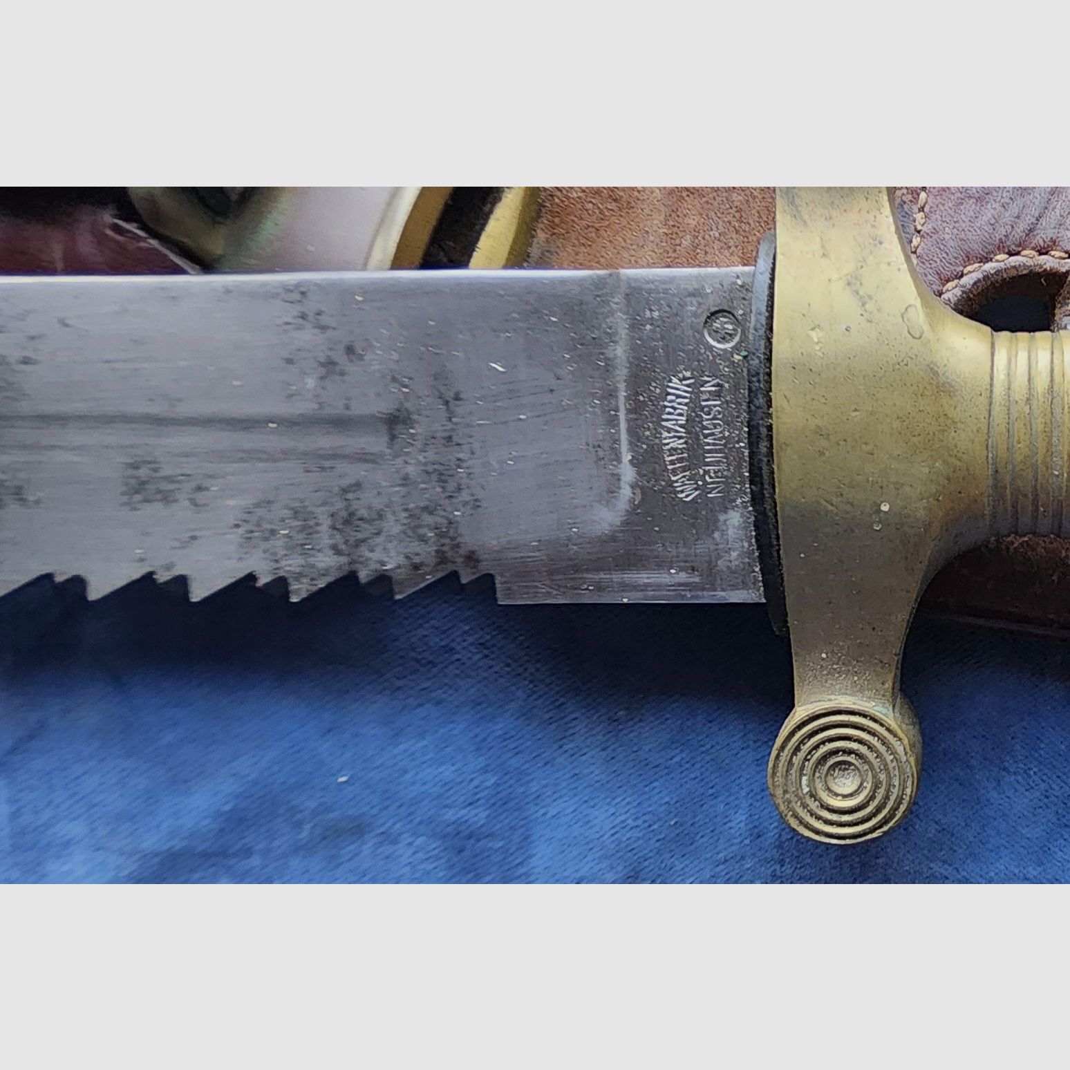 Schweizer Pioniersäge-Rückenkurzschwert Gladius M1842, Bild 7 von 11