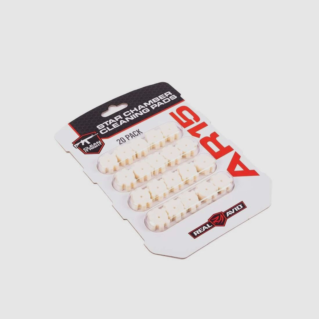 Real Avid AR15 Star Chamber Cleaning Pad 20er Packung