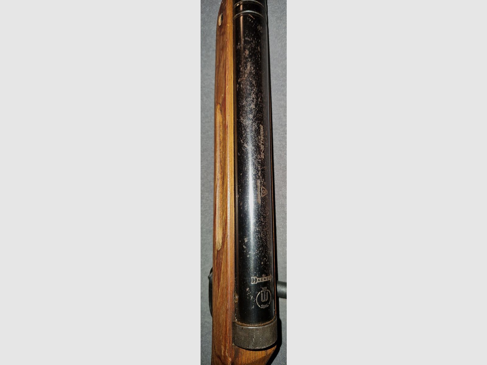 HAENE SUHL III - 56 / 3 - 56 / S 32/1108/1007 /4.5mm / GDR VEB AIR RIFLE VERY GOOD PRESSURE / LITTLE SURFACE RUST / VERY RARE ( NR31 ) ------>! READ DESCRIPTION ! <------