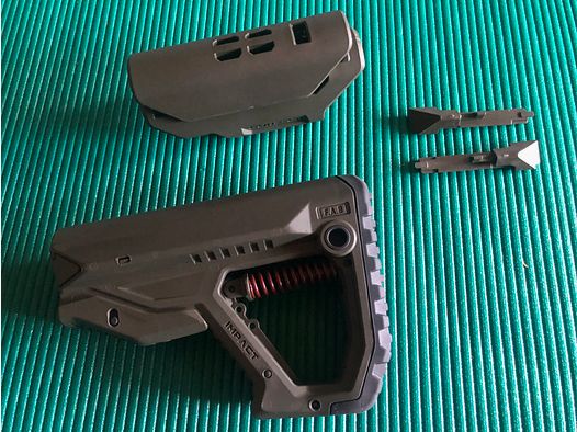 FAB Defense GL-CORE IMPACT CP RECOIL ABSORBING BUTTSTOCK MIT WANGENAUFLAGE