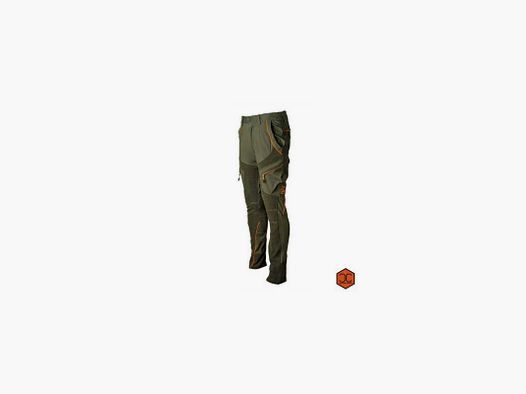 Capone Hunting Pants Cortina Green Fluo Orange Fluo