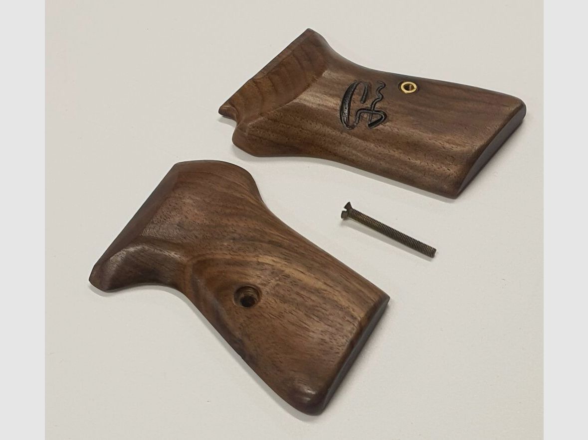 Unknown wooden grip scales for Walther PP