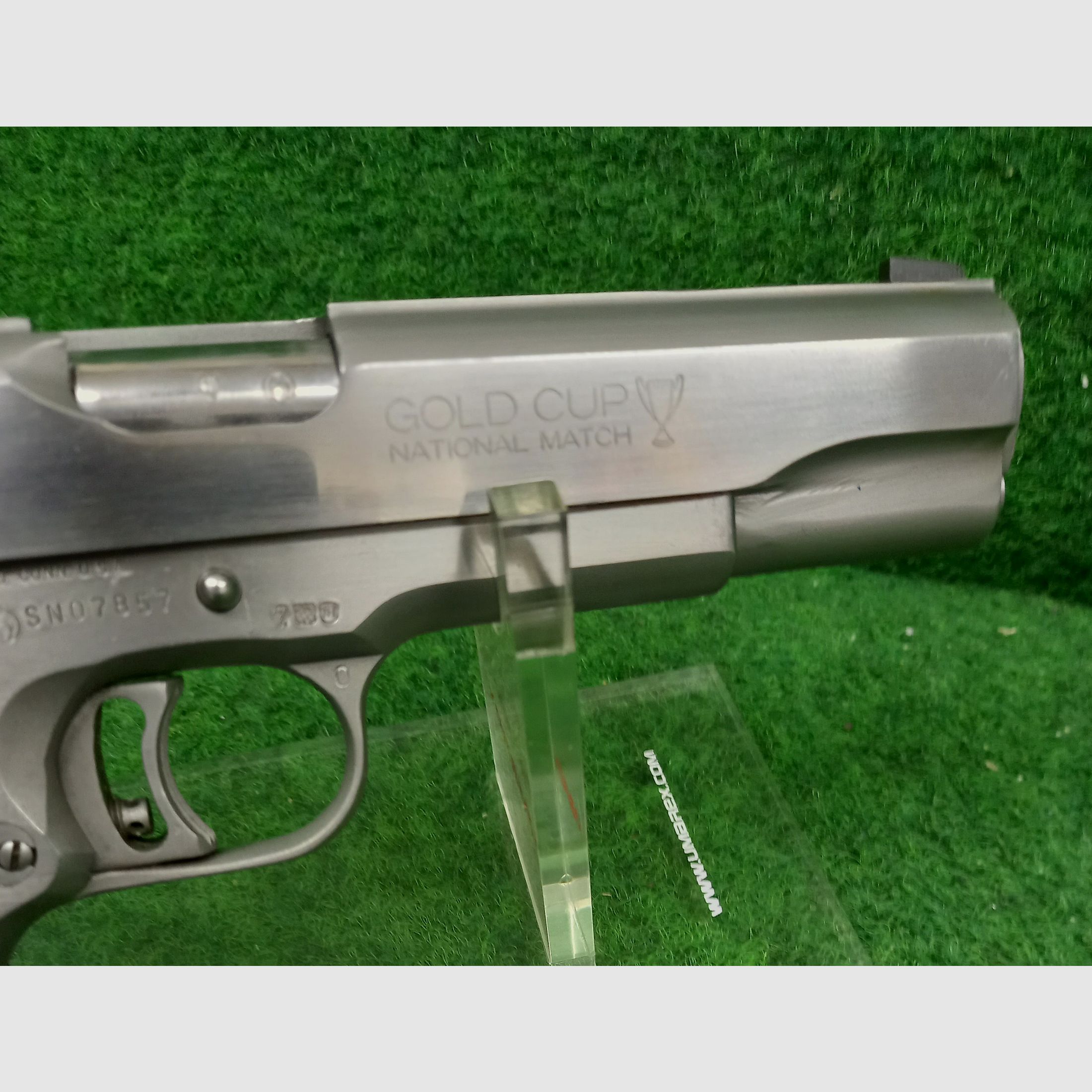 Colt Gold Cup National Match .45 Auto pistol, stainless steel