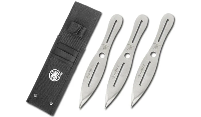 Noże rzutki Bullseye 10'' Smith & Wesson 3 szt.