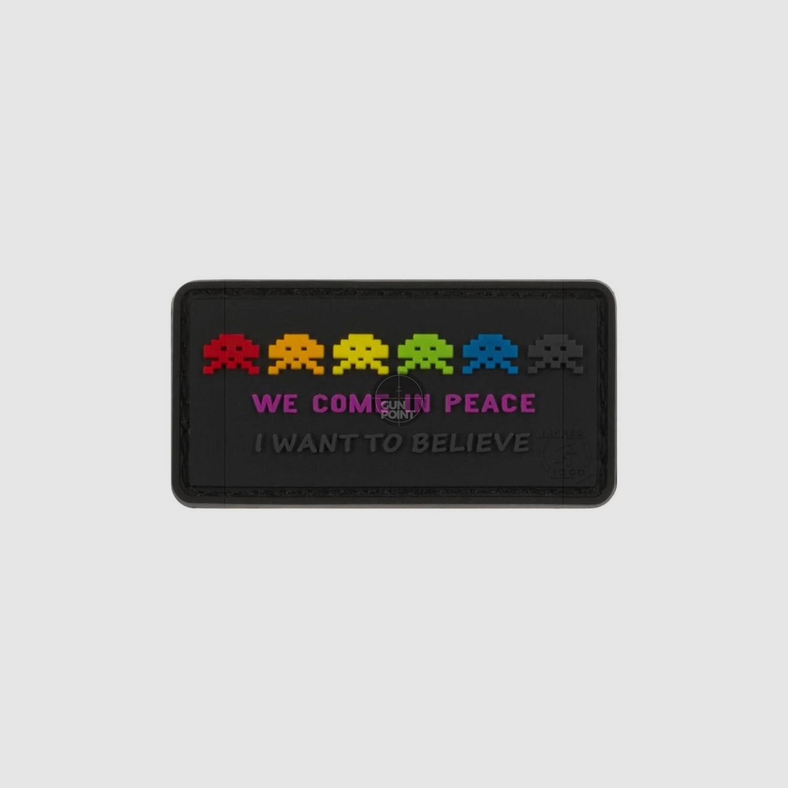 JTG Alien Invasion Rubber Patch-Multicolor