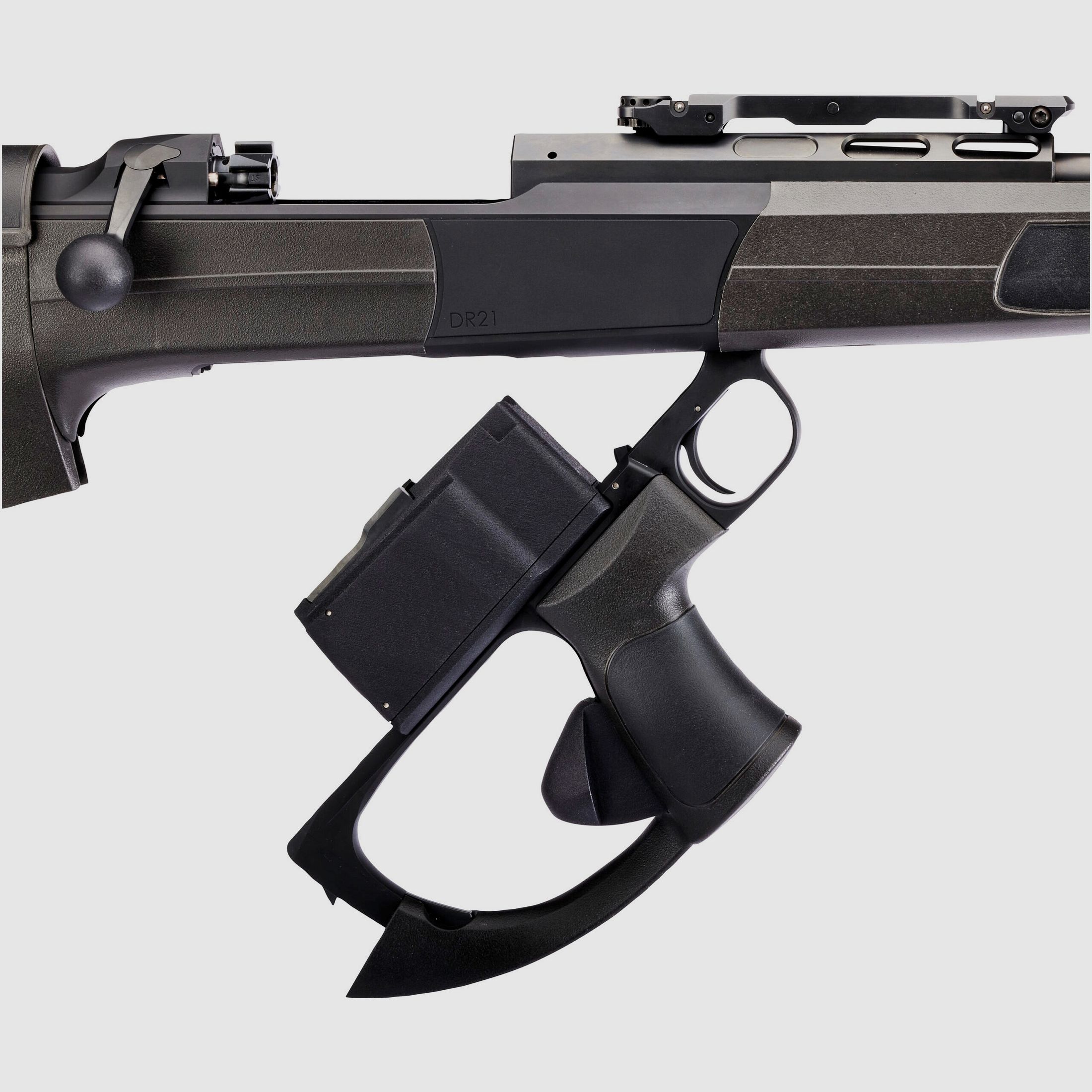 Vorführwaffe Dentler DR21 mit Grundschiene Basis .30-06 Schaft 385 mm optional mit Picatinny