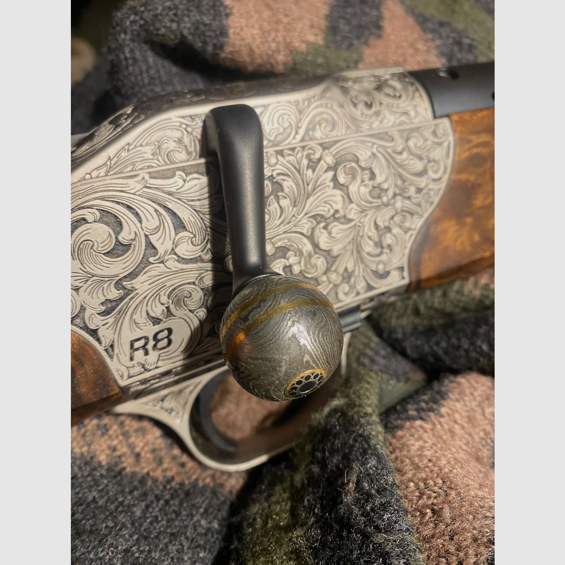 Palla di presa nobile e individuale - Palla di presa DAMAST acciaio