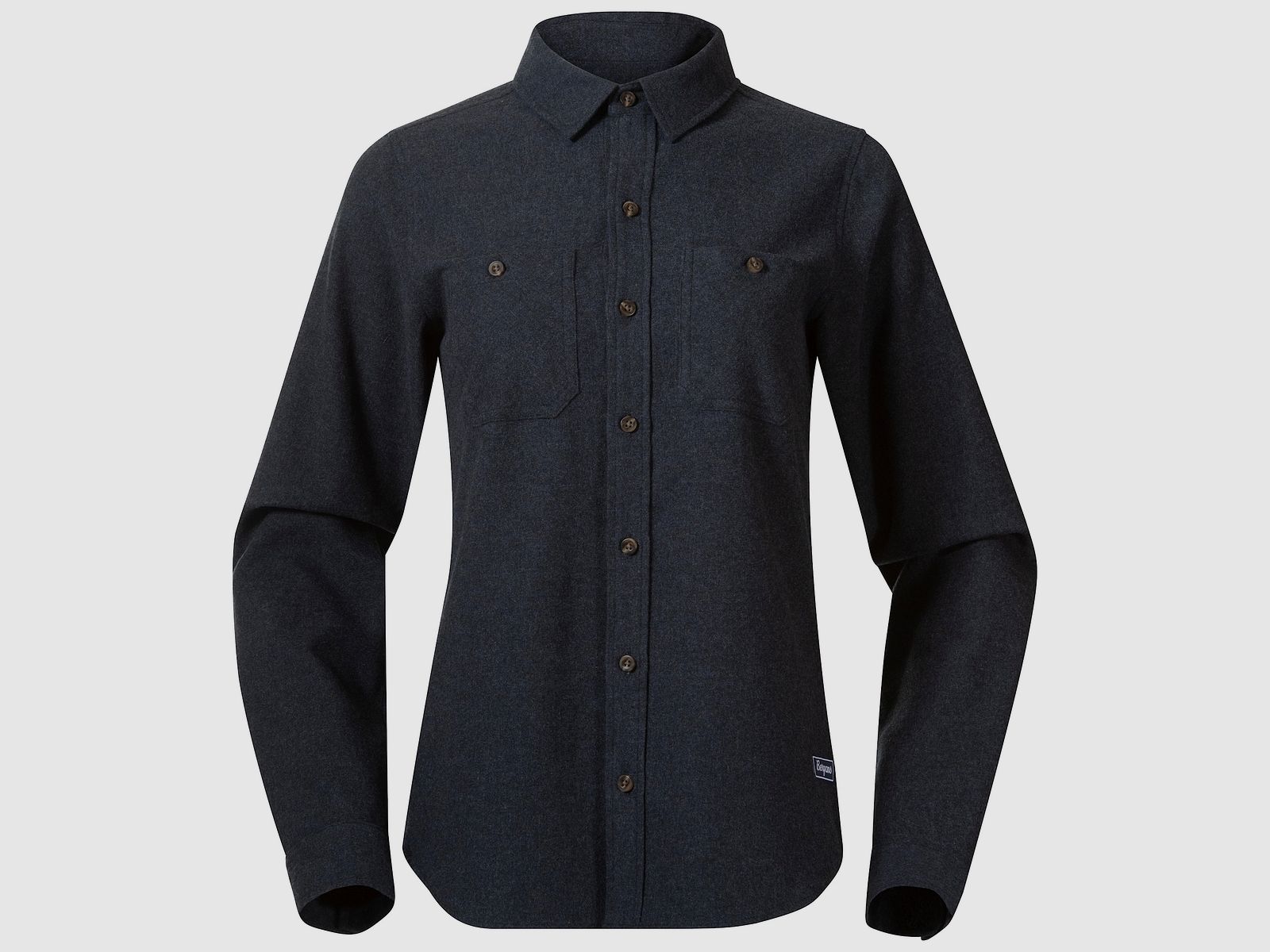 Bergans Nordmarka Flanellhemd Damen Marineblau M