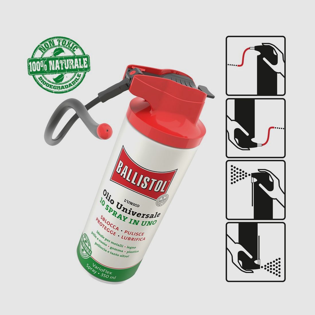 BALLISTOL UNIVERSALÖL VARIOFLEX SPRAY - 350 ML / C12 STK