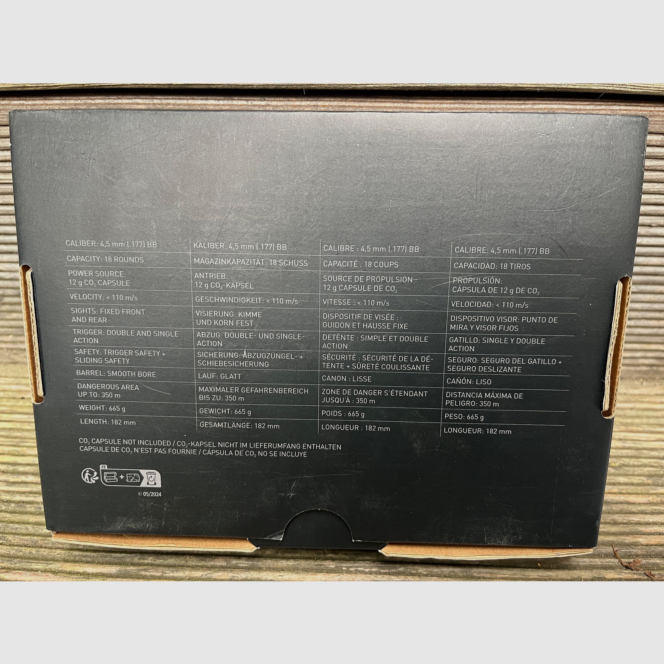 Walther PDP 4" Compact CO2 Air Pistol BB 4.5mm Like New Warranty