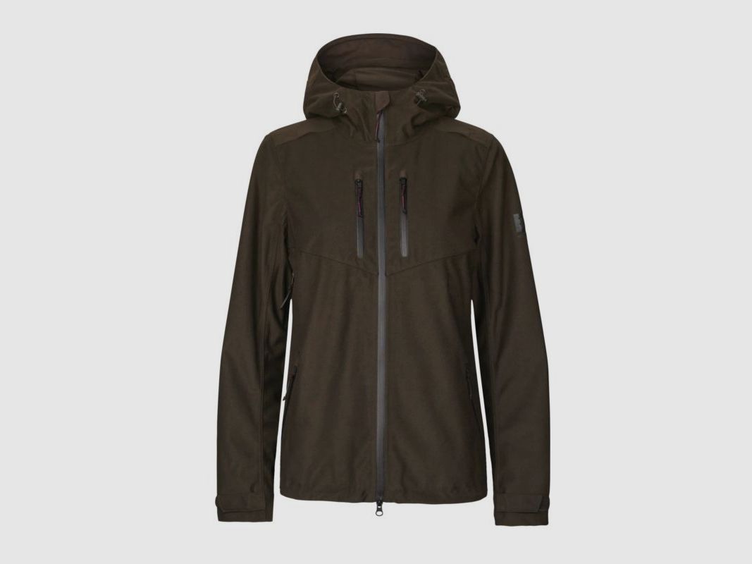 Härkila D-Jacke Aspire HWS mit Kapuze | hunting green, Bild 2 von 16