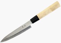 Cuchillo de cocina Yanagiba, caja de madera