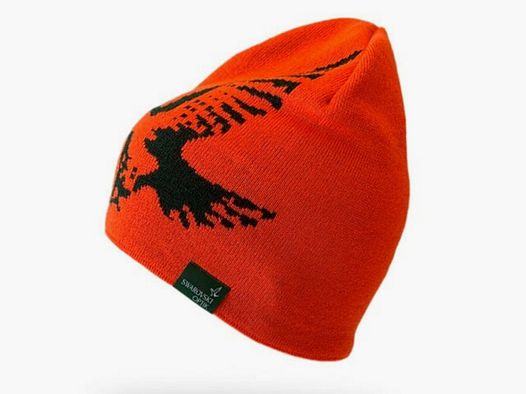 Gorro de lana Merino Swarovski Optik Naranja