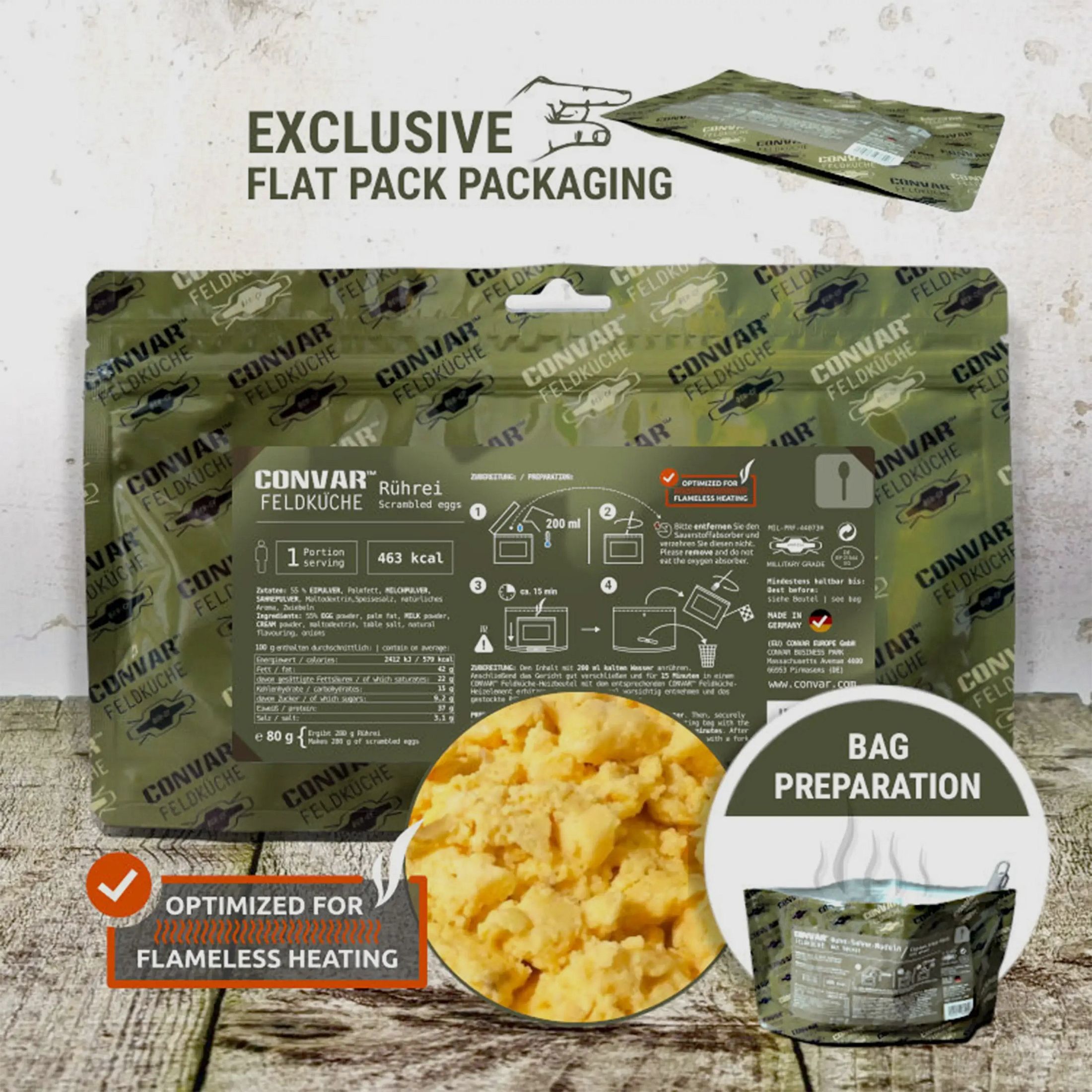 CONVAR Cuisine de Camp CONVAR Cuisine de Camp Petit Déjeuner Fermier 100 g