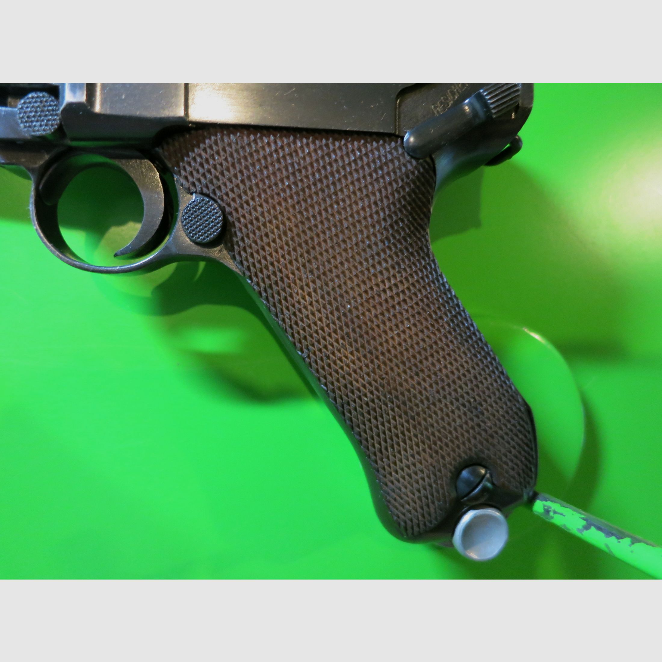 Mauser, Pistole 08, P08, 9 mm Luger, nummerngleich, WaA Wehrmacht     #74-
