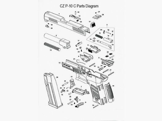 Blok przedni do CZ P-10