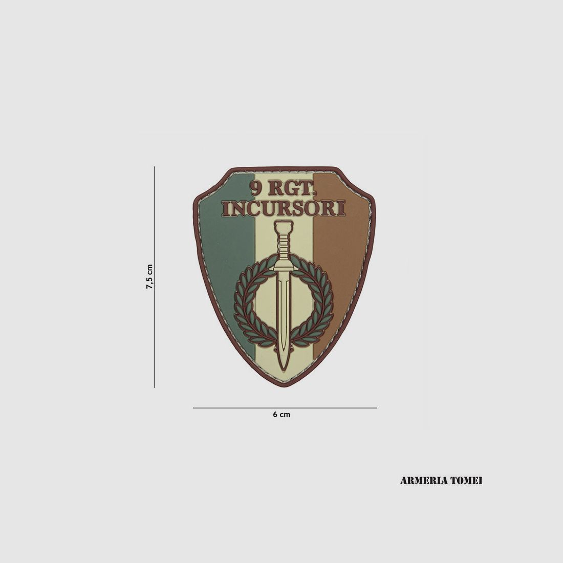 PATCH – 3D PVC 9 RGT INCURSORI #2075