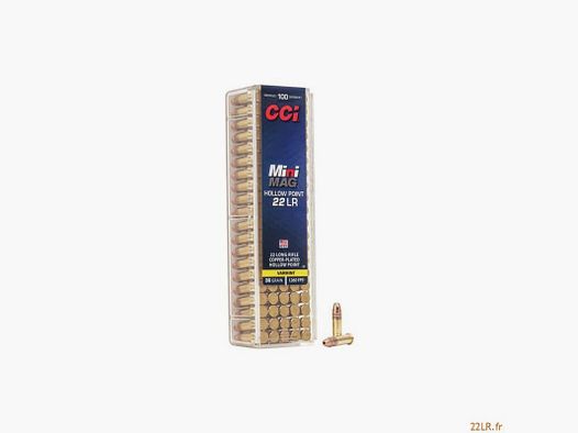Cartucho 22LR Cci Hp Mini-Mag Cobre – 36Gr