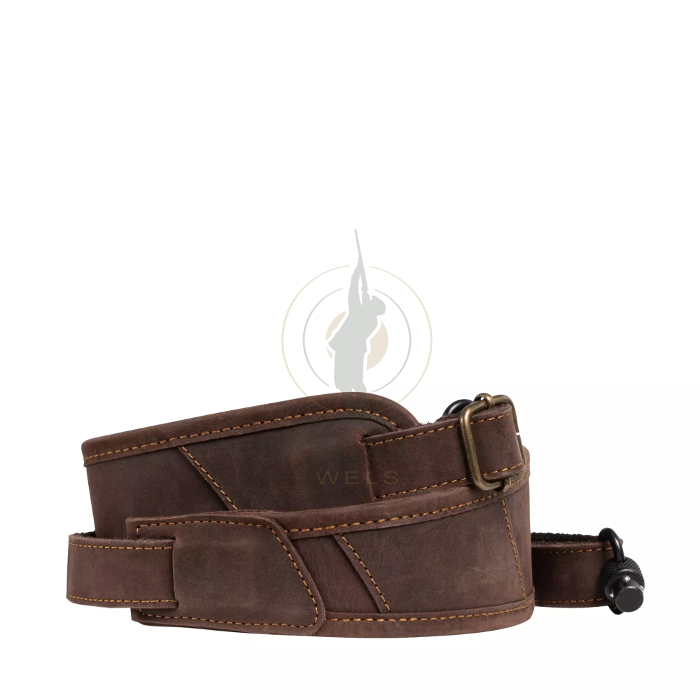 Sauer Gewehrriemen Leder braun, Bild 3 von 3