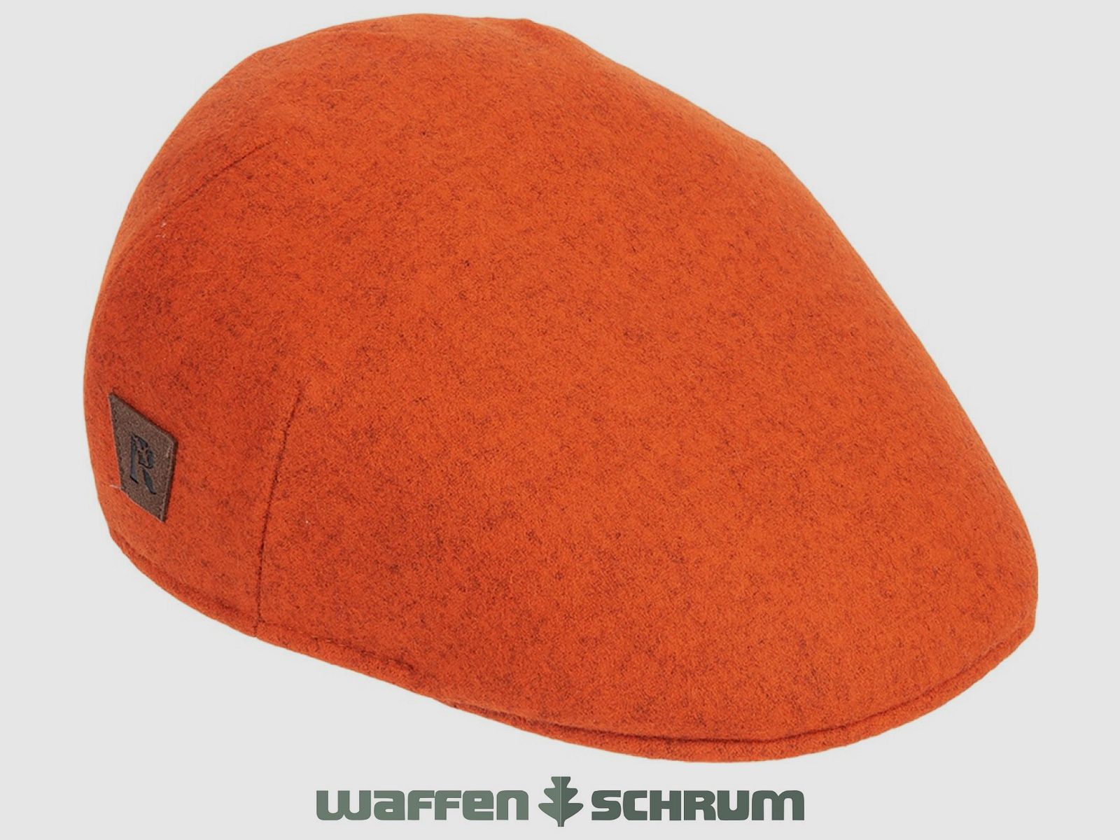 Rascher Schiebermütze Schurwolle Orange