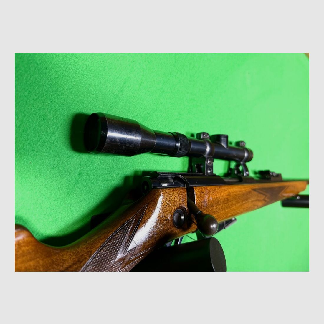 Carl Walther small caliber repeater with scope