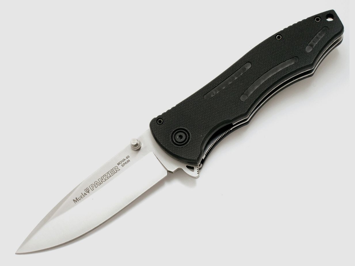 Cuchillo de bolsillo Muela Panzer negro