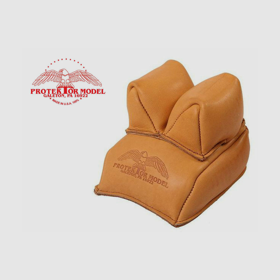 Protektor Sandsack für Hinterschaft von Protektor Galeton, Model Rabbit Ear Rear, Leder, Langohr Version USA