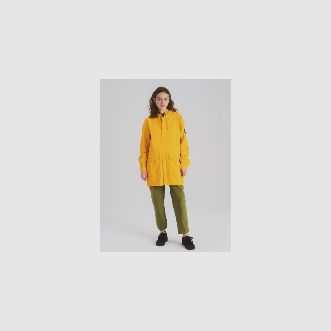 Aigle Regenmantel Nuelda Gelb M